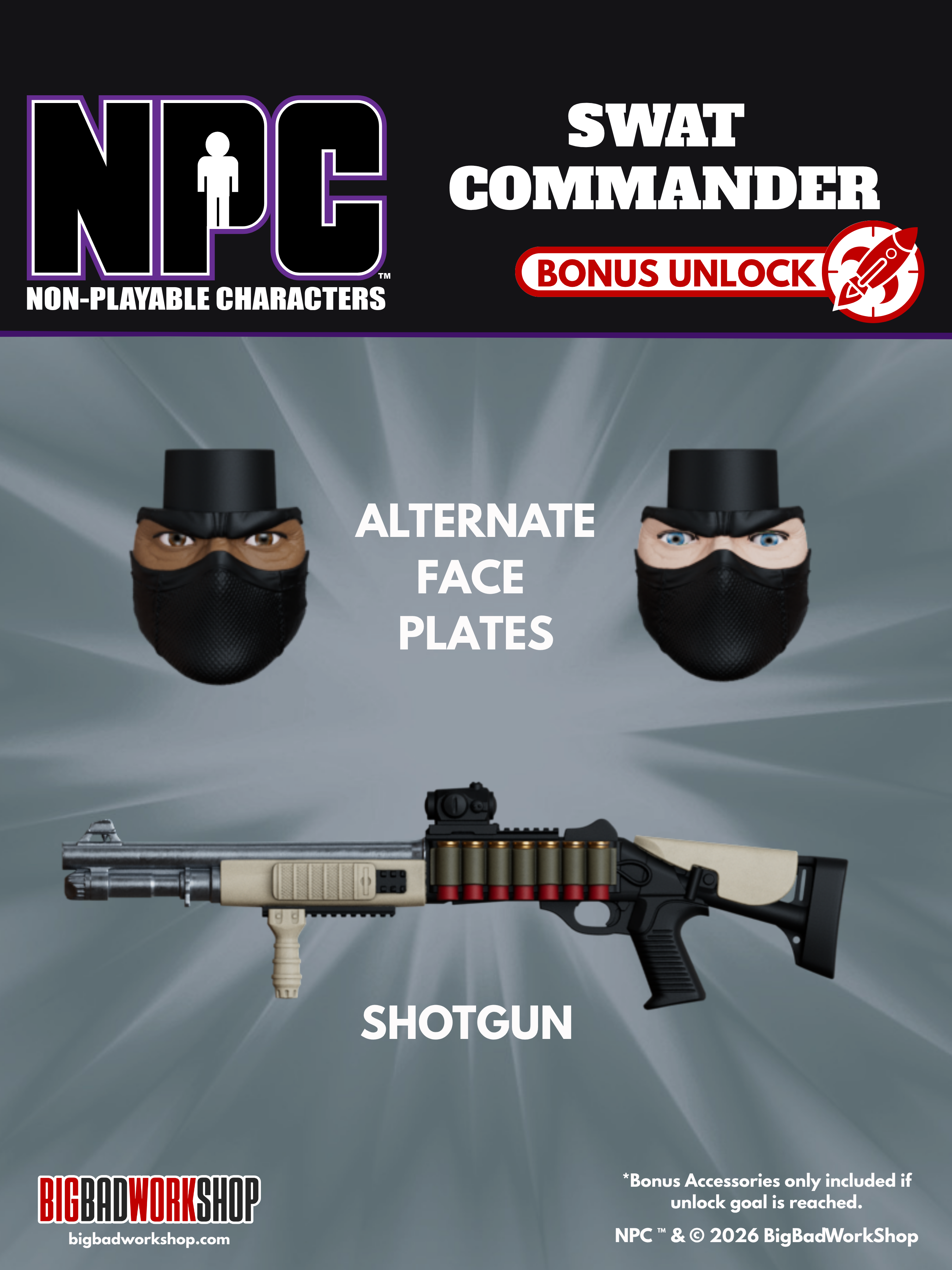 SWAT Commander Accessories