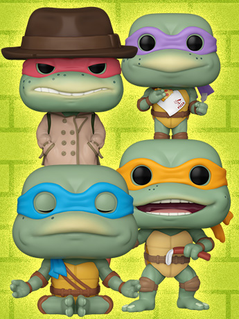 Image of Teenage Mutant Ninja Turtles Pop! Figures!