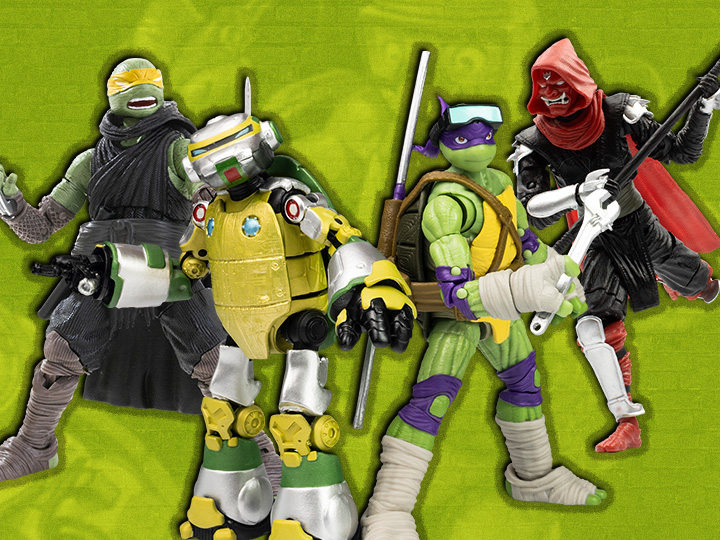 Image of Teenage Mutant Ninja Turtles BST AXN Action Figures