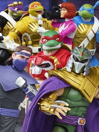 Image of Power Rangers X Teenage Mutant Ninja Turtles Lightning Collection