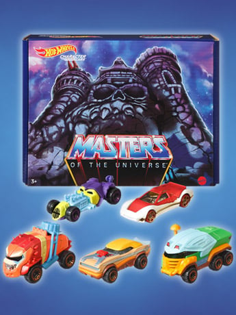 Image of Masters of the Universe Hot Wheels Character Car Five-Pack