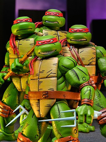 NECA Teenage Mutant Ninja Turtles (Mirage Comics) Action Figures