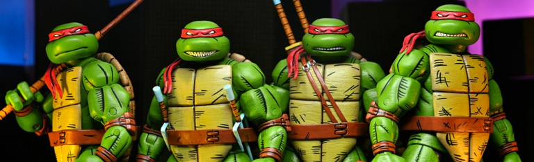 Image of NECA Teenage Mutant Ninja Turtles (Mirage Comics) Action Figures
