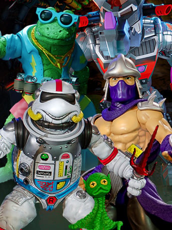 Image of TMNT Ultimates! Wave 8: Shredder, Robot Rocksteady, Raph the Space Cadet & Genghis Frog