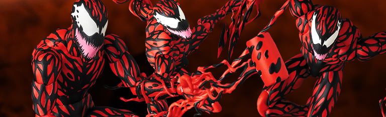 Image of Marvel MAFEX No.118 Carnage (Comic Ver.) Action Figure & More!