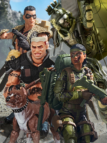 Image of G.I. Joe Classified Series Dreadnok Road Pig & Pitbull, Raptor, Marine (Sniper) & Pilot Halo Jumper