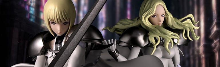 Image of Claymore Revoltech Clare & Teresa Action Figures