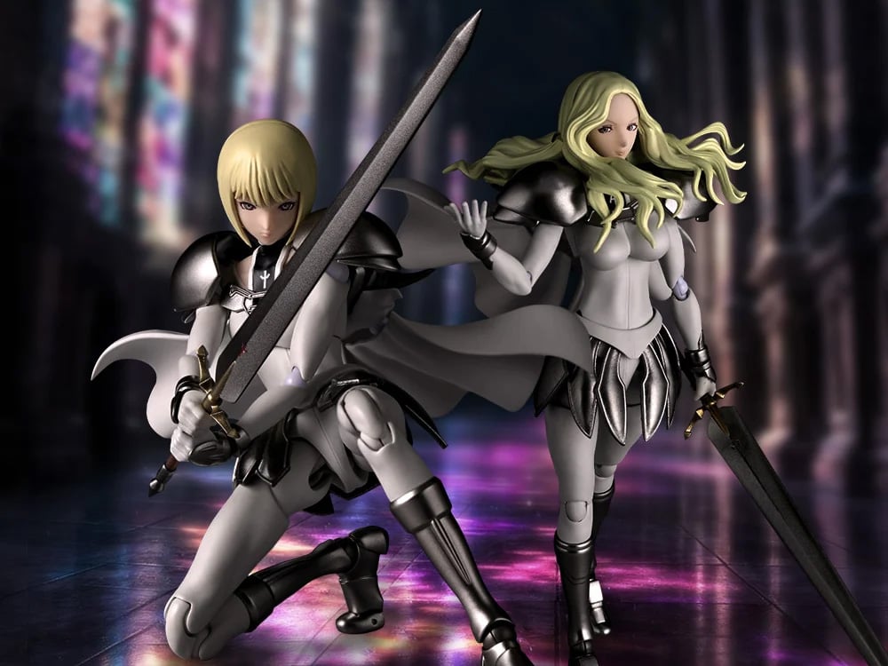 Image of Claymore Revoltech Clare & Teresa Action Figures