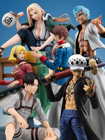 Image of MegaHouse: Gundam, Attack on Titan, One Piece, Naruto, Digimon, Bleach & More!