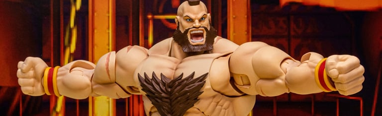 Image of Street Fighter Action Figures, Statues, Apparel & More!