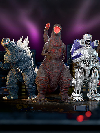 Image of Toho ULTIMATES! & ReAction Action Figures and More!