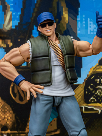 Image of The King of Fighters '98 Ultimate Match Clark Still 1/12 Scale Action Figure & More!