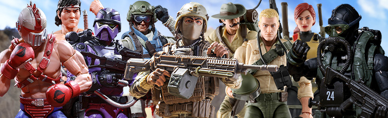 Image of G.I. Joe Classified: Soldier, Sailor, Techno-Viper, Big Boa, Quick Kick, Duke, Scarlett & Recondo