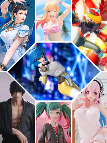 Image of New Sega Anime & Video Game Figures