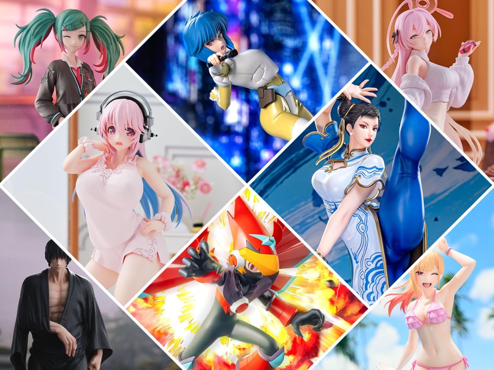 New Sega Anime & Video Game Figures