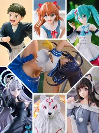 New Sega Anime & Video Game Figures