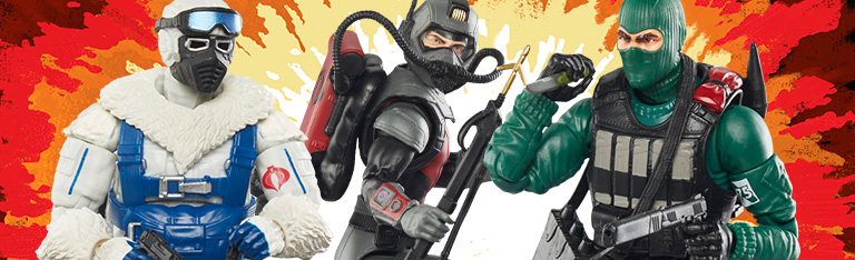 Image of G.I. Joe Classified Series Retro Collection Snow Serpent, Beach Head, Cobra Eel & More!