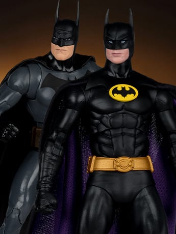 Image of DC Page Punchers Batman (Batman '89 #6 & Justice #1) Action Figures with Comic
