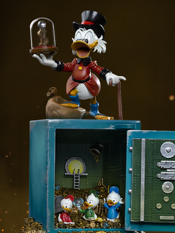 Image of Disney DuckTales Uncle Scrooge McDuck and Nephews 1/10 Art Scale Statue & More!