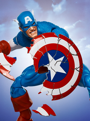 Image of Secret Wars Marvel Legends Captain America Action Figure