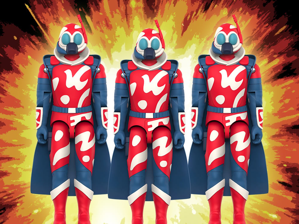Image of In Stock! G.I. Joe ReAction+ Cobra-La Royal Guard (Force Pack) BBTS Exclusive Three-Pack