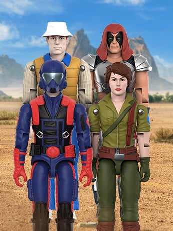 G.I. Joe ReAction+ O-Ring Action Figures & More!