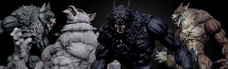 Image of The Crypt: Great Wolves Action Figures & More!