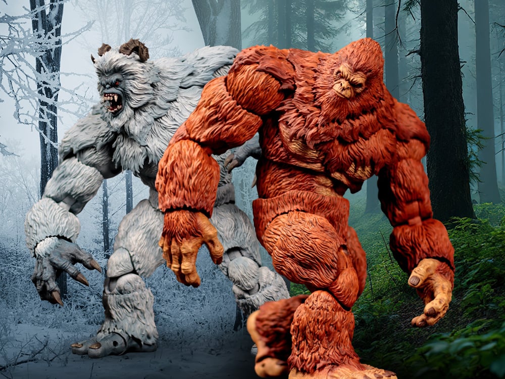 The Crypt: Big Foot, Yeti and Skookum Action Figures & More!