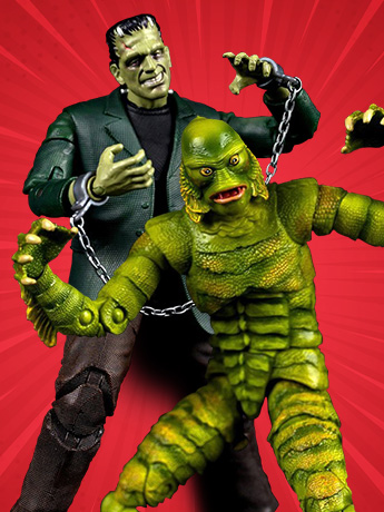 Image of Classic Horror Figures, T-Shirts & Masks