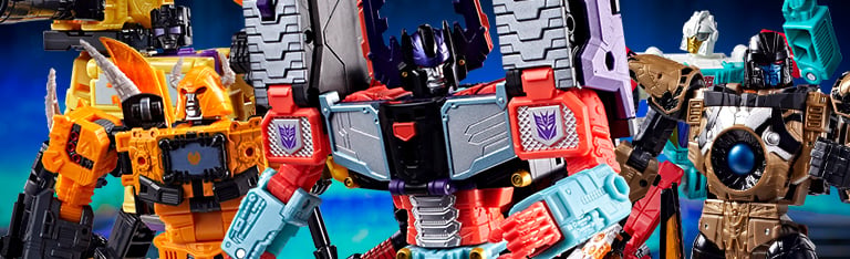 Image of Transformers: Age of the Primes Titan, Commander, Leader, Voyager and Deluxe Class Figures