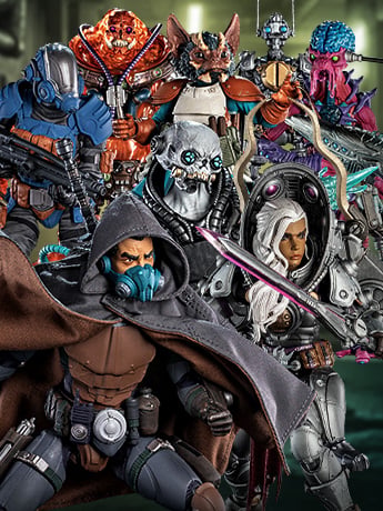 Image of Cosmic Legions: Mortal Thorn Action Figures, Accessories & More!