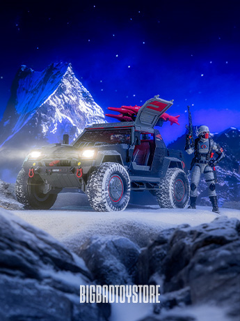 Image of G.I. Joe Classified Series #120 Cobra Night Attack 4-WD Stinger & Driver Set