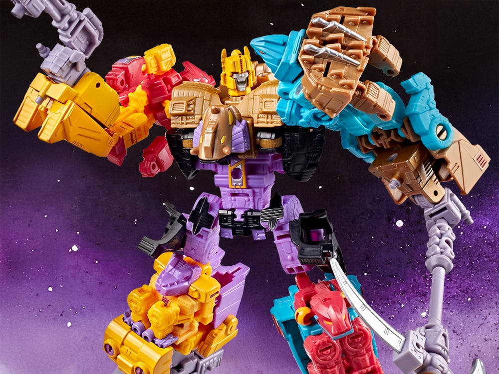 Image of Transformers: Age of the Primes Decepticon Monstructor Combiner & More!
