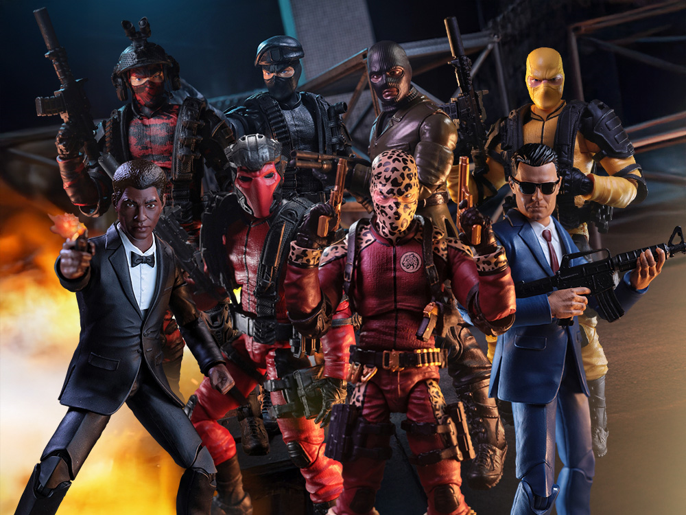 Soldiers of Fortune 1/12 Scale Action Figures