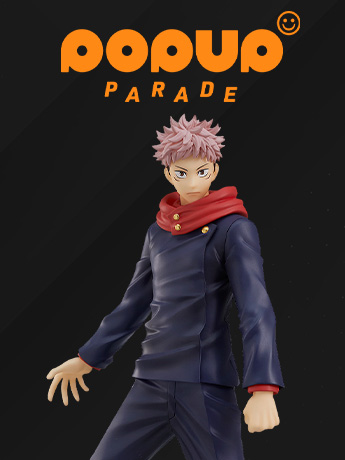 Pop Up Parade logo and figure
