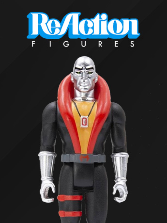 ReAction Figures logo and figure