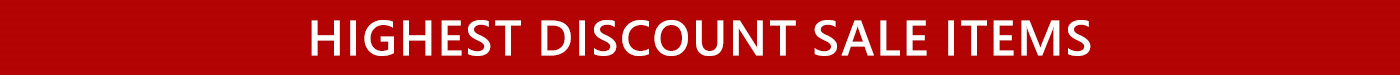Highest Discount Sale Items