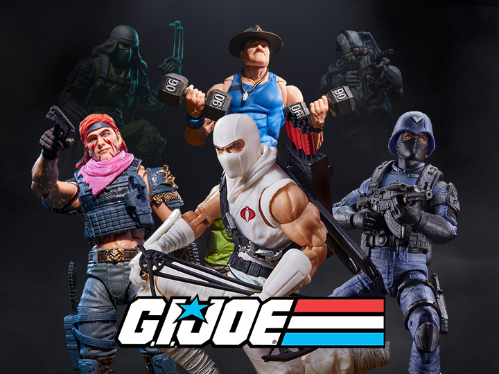 G.I. Joe logo and action figures