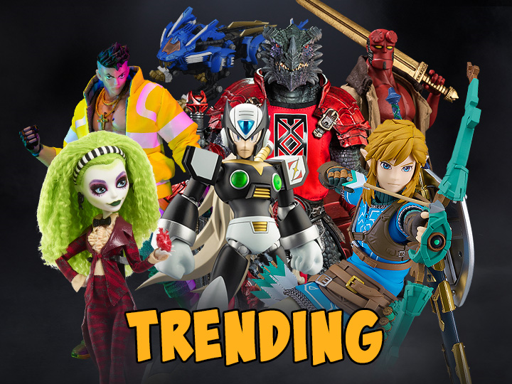 Action Figures and Trending text