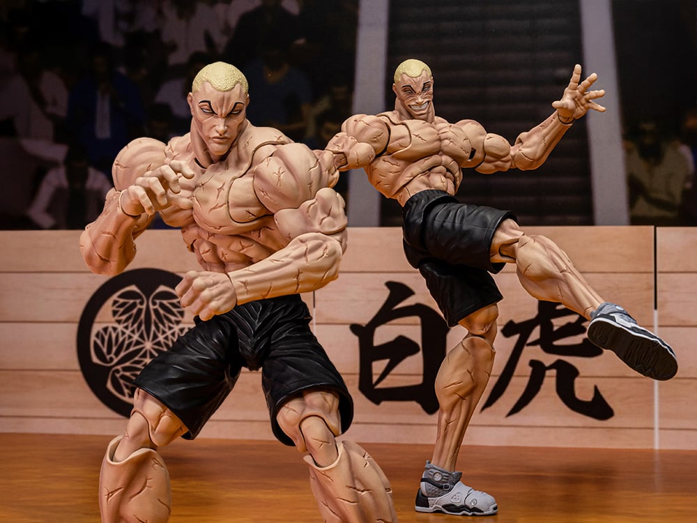 Image of Baki Hanma: Son of Ogre Storm Arena 1/12 Scale Action Figures