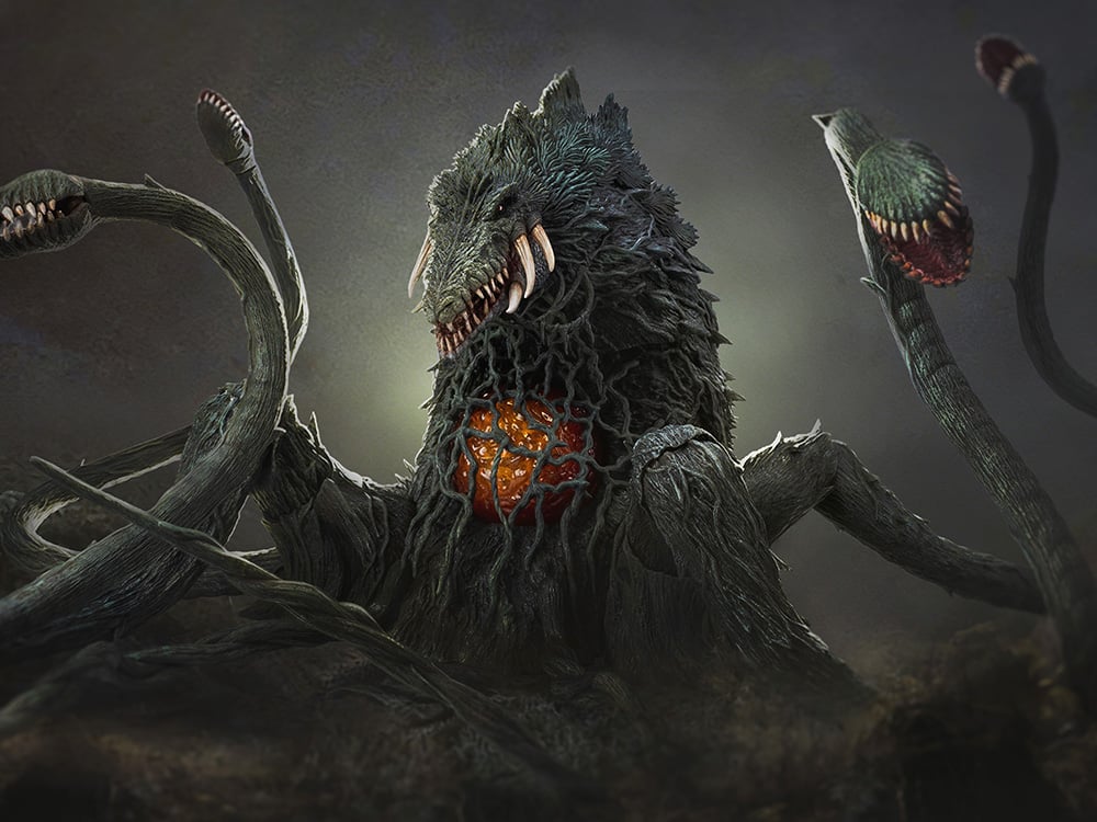 Image of Hiya Toys Godzilla vs. Biollante (1989) Biollante Action Figure & More!