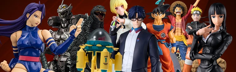 Image of Tamashii Nations: Marvel, One Piece, Dragon Ball, Godzilla, Project A, Ultraman, Kamen Rider & More!