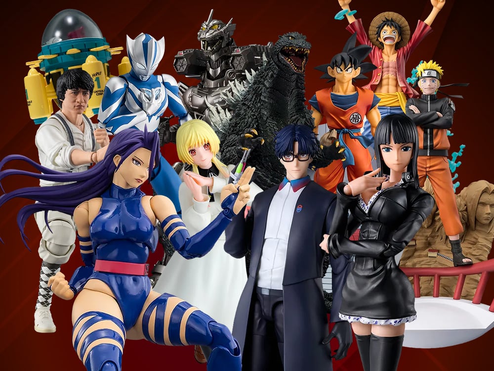 Image of Tamashii Nations: Marvel, One Piece, Dragon Ball, Godzilla, Project A, Ultraman, Kamen Rider & More!