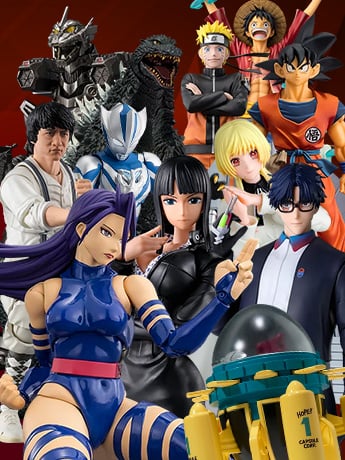 Image of Tamashii Nations: Marvel, One Piece, Dragon Ball, Godzilla, Project A, Ultraman, Kamen Rider & More!