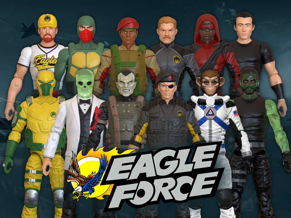 The World of Eagle Force Wave 2 Action Figures