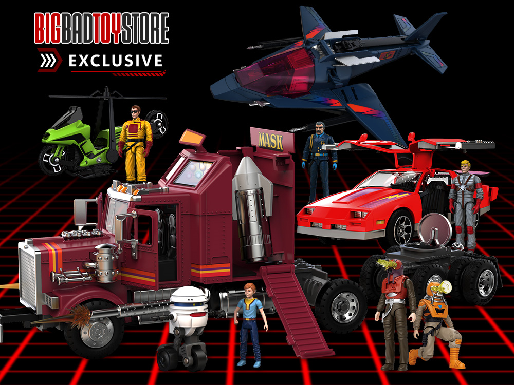M.A.S.K. BBTS Exclusive Vehicle and Action Figure Set Bundle