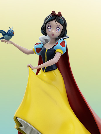 Image of Disney Anime Princess Figures!