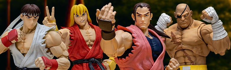 Street Fighter Alpha 3 Storm Arena 1/12 Scale Action Figures & More!