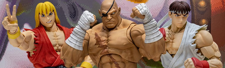 Image of Street Fighter Alpha 3 Storm Arena 1/12 Scale Action Figures & More!