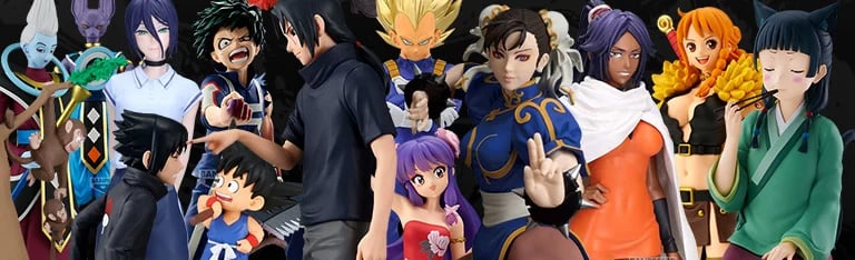 Image of Banpresto: Street Fighter, Bleach, Chainsaw Man, Dragon Ball, One Piece, Naruto & More!